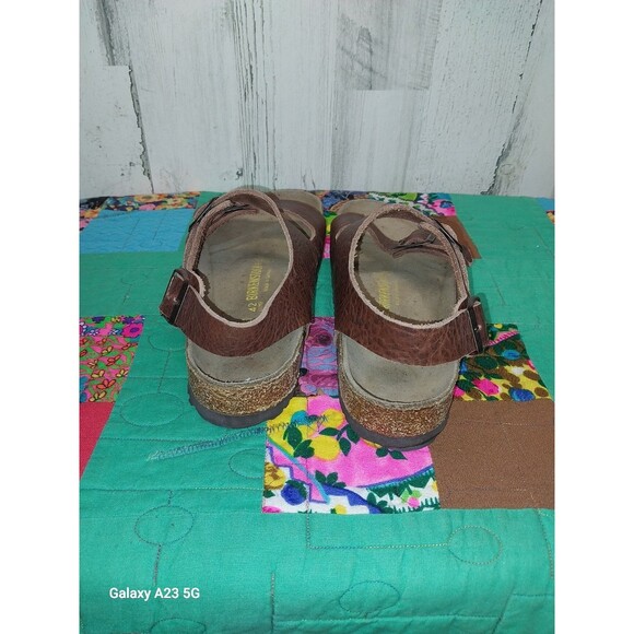 Birkenstock Milano Sandal Cortina Brown Size 42 Men's 9 Women's 11 - Picture 5 of 10